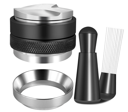 51mm Espresso Accessories Kit – Tamper, Distributor, WDT Tool & Funnel